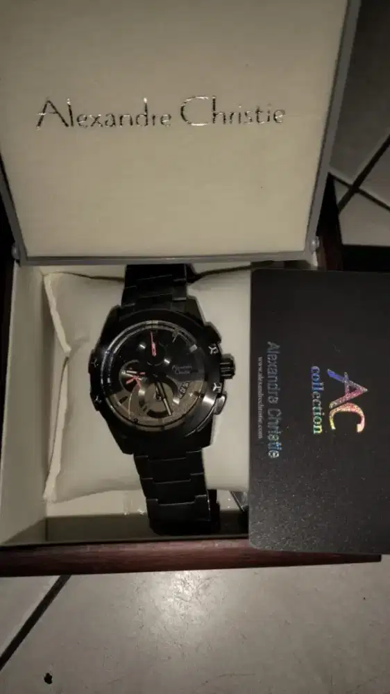 Jual jam tangan Alexandre Christie Chronograph AC 6607 MC