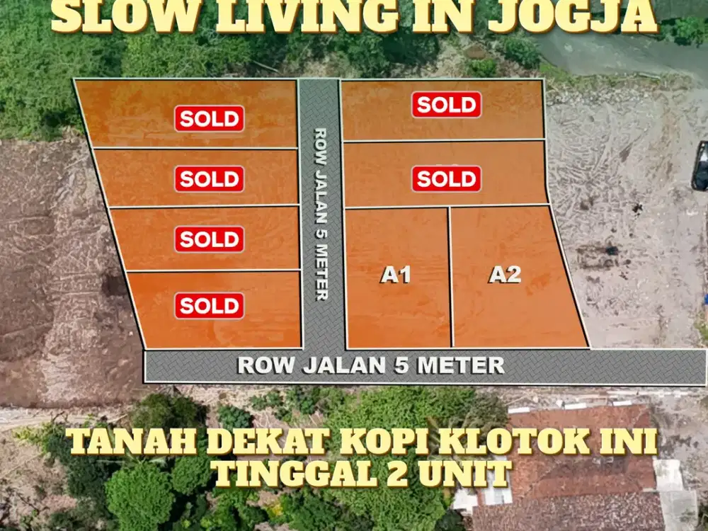 Tanah Murah Jogja, 200 Jutaan, Pakem - Kaliurang