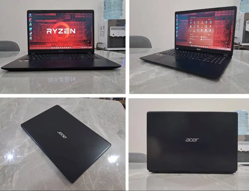 Laptop Ryzen 8GB SSD 256GB Win ORI Gaming Desain 15.6 SLIM Garansi