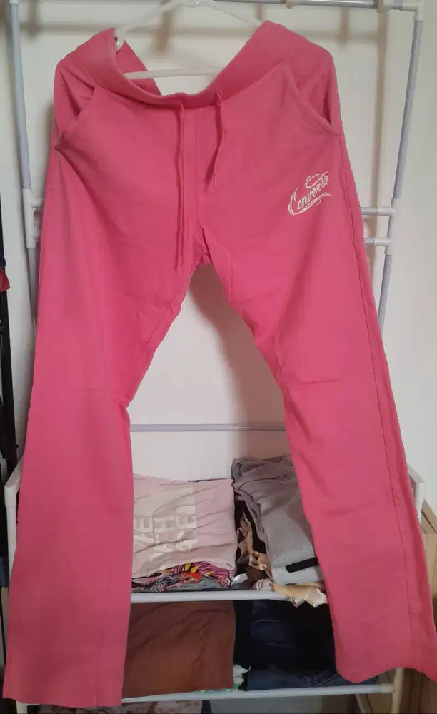Celana Lari Jogging Panjang CONVERSE Pink