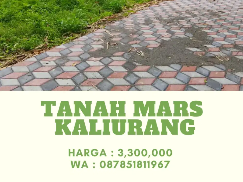 Tanah Maguwoharjo 3 menit dari  UNRIYO kampus 2