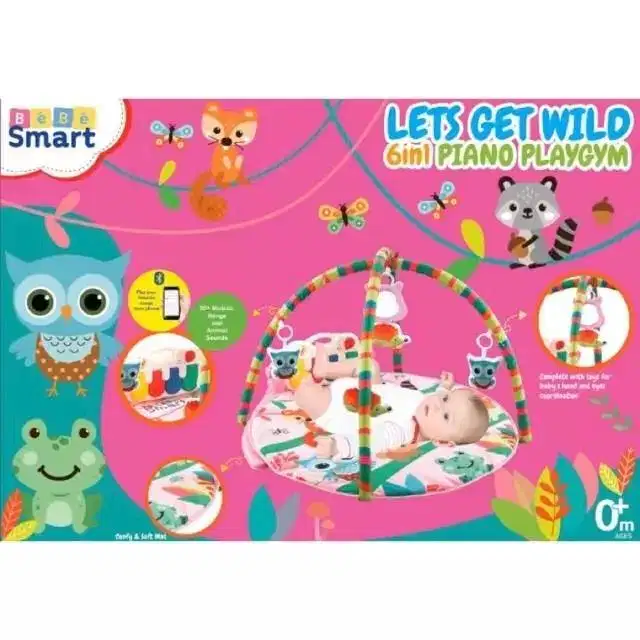 Bebe Smart Piano Baby Playmat 6in1 Playgym.