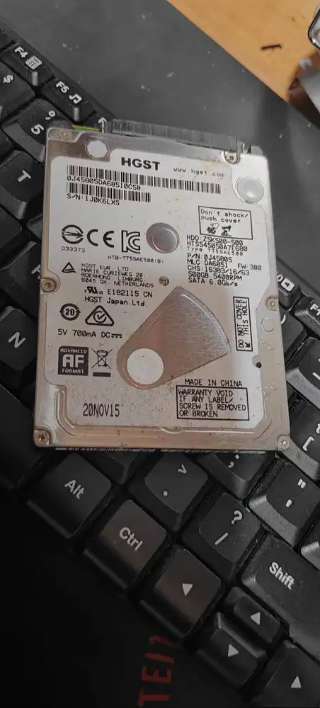 Hardisk laptop 500 GB Slim