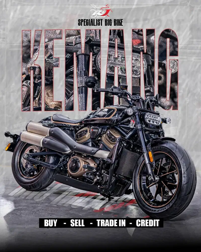 (Full paper)LIKE NEW Harley Davidsoon Sportster S nik 2023 Odo 2.000an