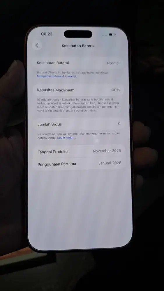 iPhone 17 pro max 256GB ibox (open box & aktivasi aja)