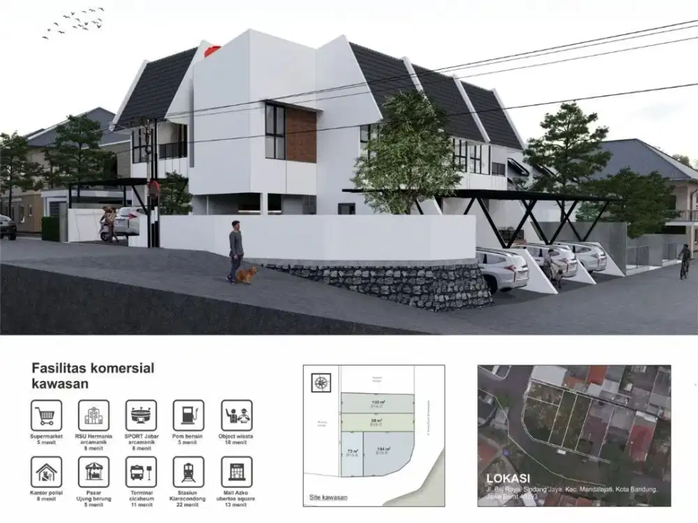 Dijual Rumah 2 Lantai Bandung Udara Sejuk