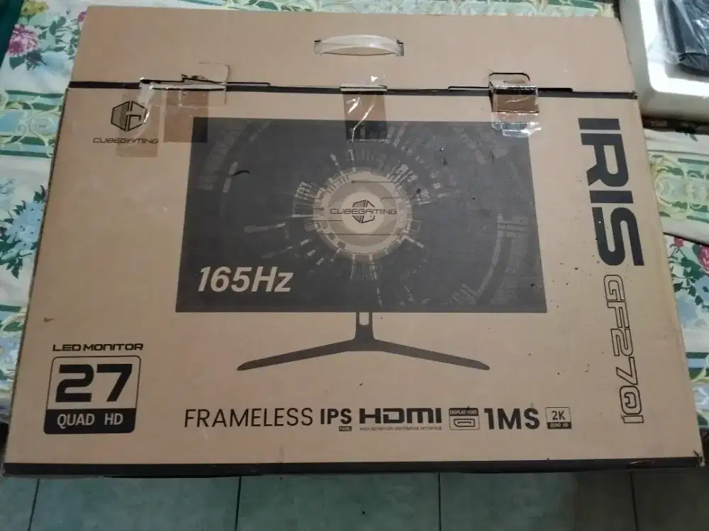 Monitor Cube Gaming 2K IRIS GF27QI 165 Hz 27 Inch