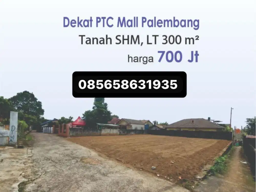 tanah pusat kota JL Malaka area kenten kota palembang