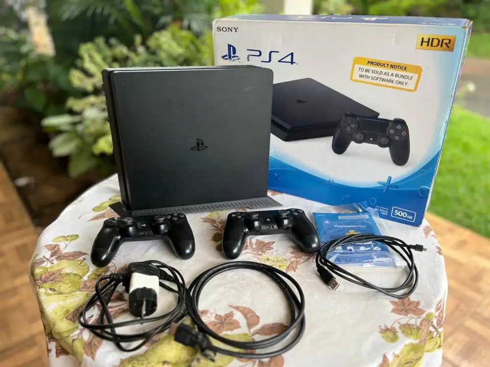 SONY PLAYSTATION 4 SLIM SERI 21 ORIGINAL FIRMWARE 500GB ISTIMEWA