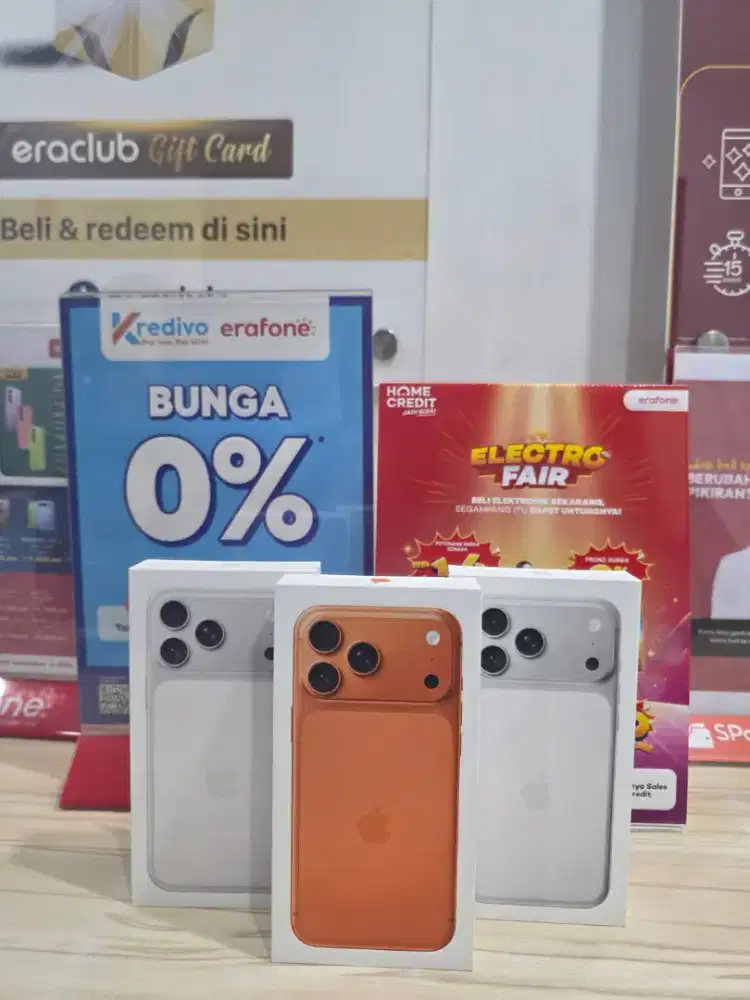 Ready iPhone 17promax 256 silver new ibox