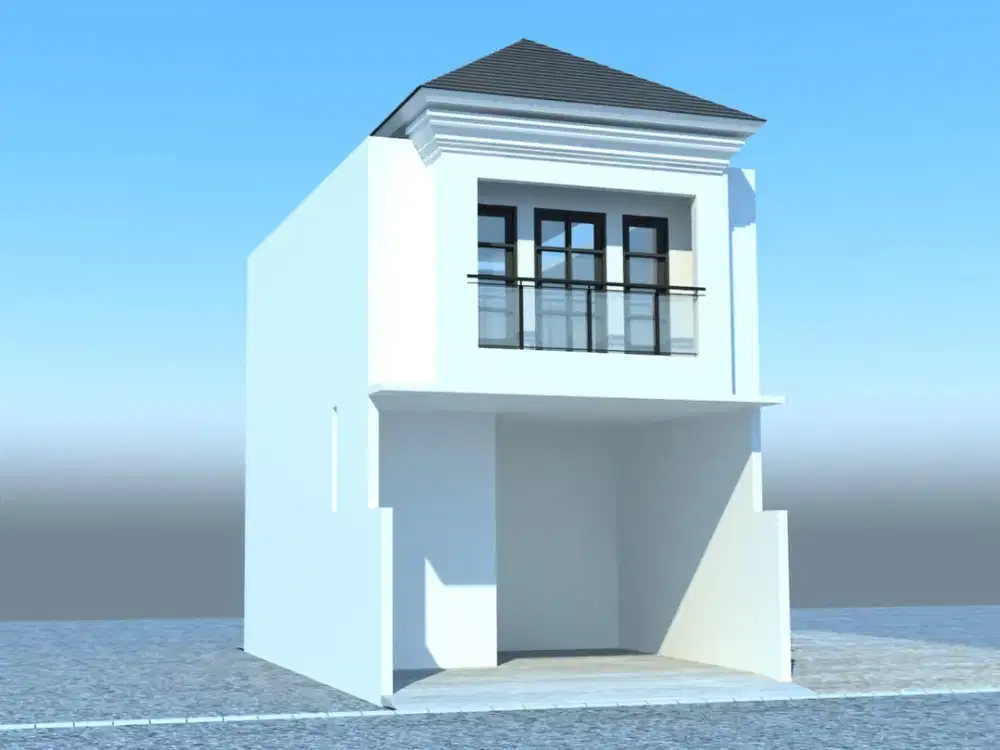 Rumah Baru 2 Lt Siap Huni Rungkut Nirwana Eksekutif Surabaya Merr Tol