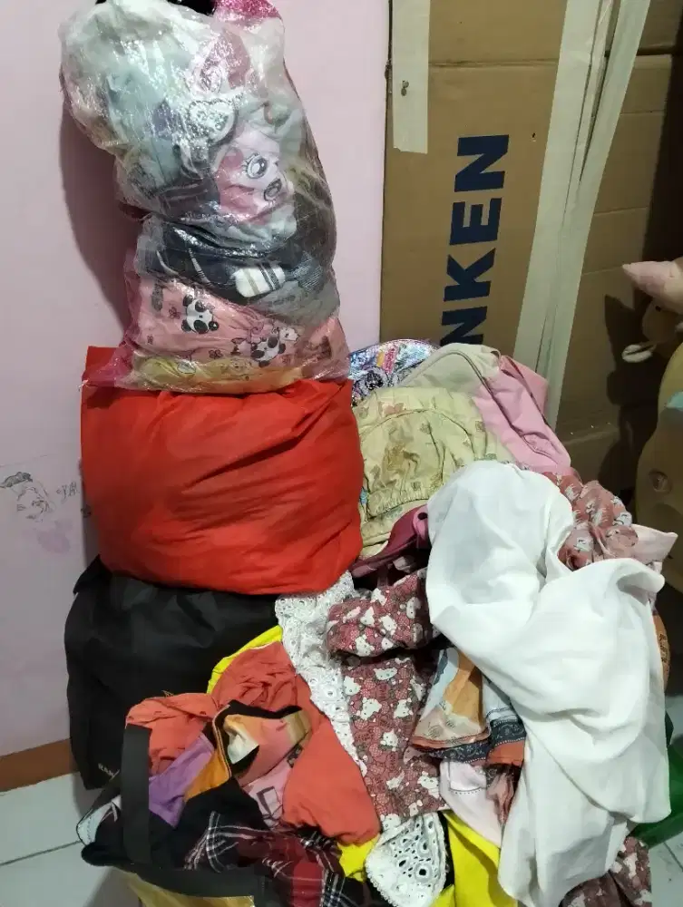 Baju celana anak remaja dewasa tas anak sekolah