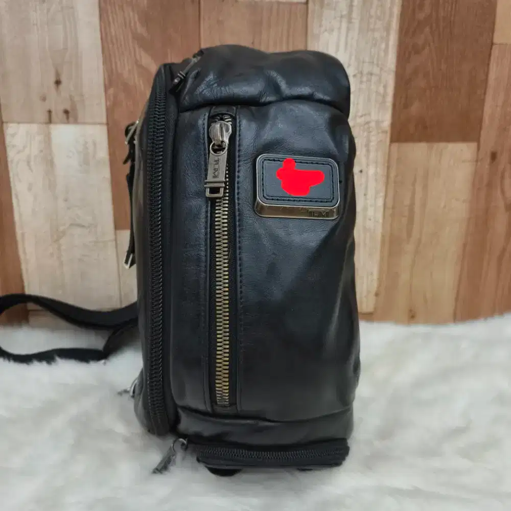 Tumi Kelley full leather black original rare
