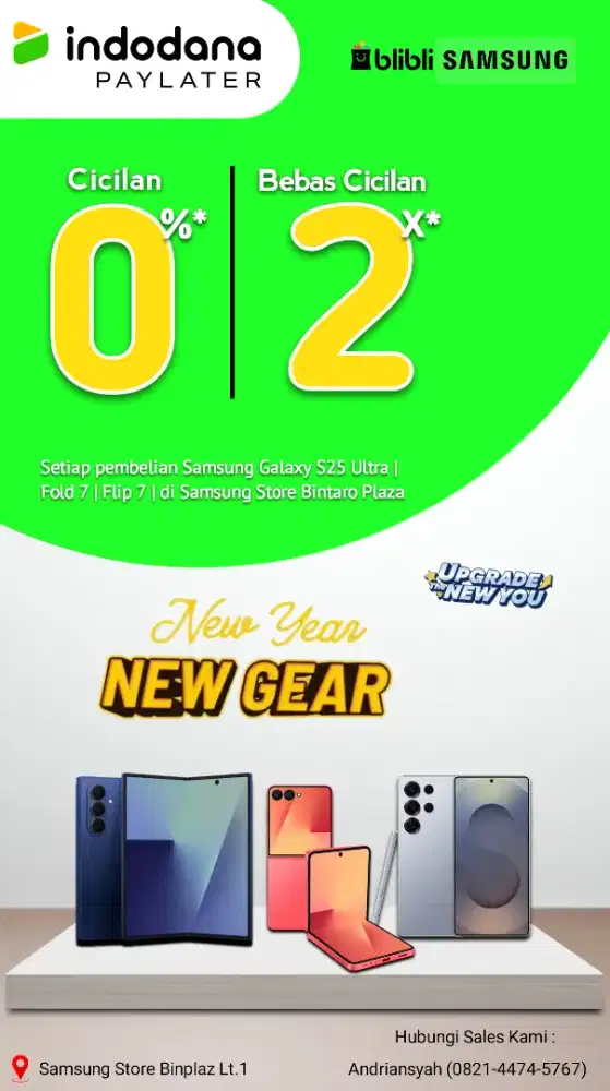 Samsung Galaxy (Bintaro Plaza) Cicilan Indodana