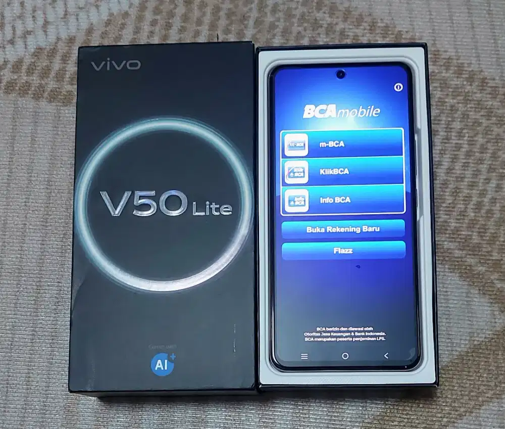 Vivo V50 Lite Ram 8/128GB Mulus Garansi s/d 17 Juni 2026 Fullset