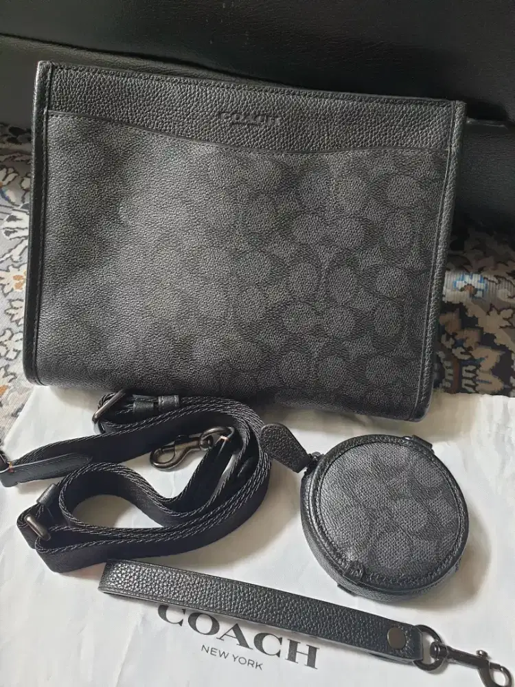 Dijual cepat tas ori coach pria