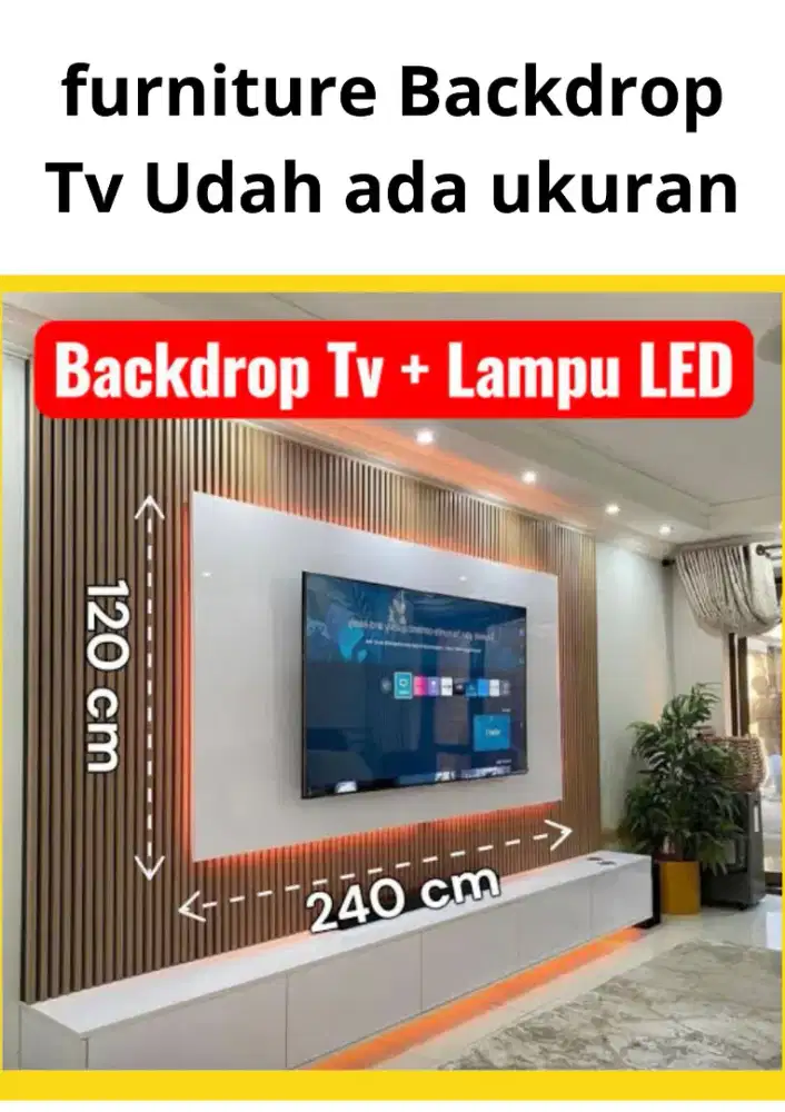 bikin furniture backdroop Tv