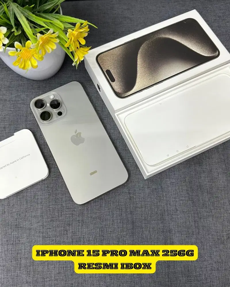 Iphone 15 pro max 256gb natural ibox