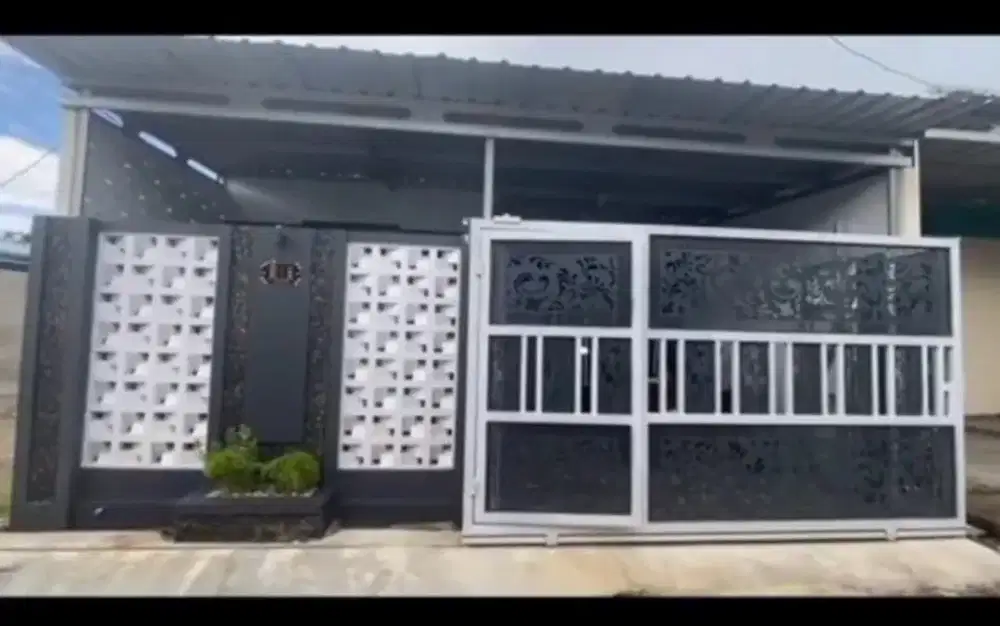 pagar sliding besi holo & plat cuting laser