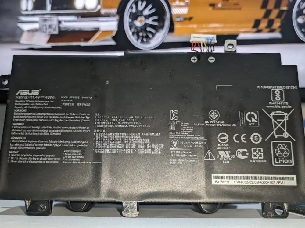 Baterai Laptop Asus tuf gaming A15 A16 A17 F15 F16 F17