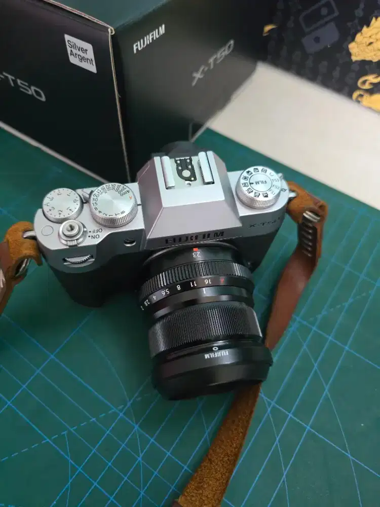 Fujifilm XT50 + lensa Xf 23mm f.2 like new nego