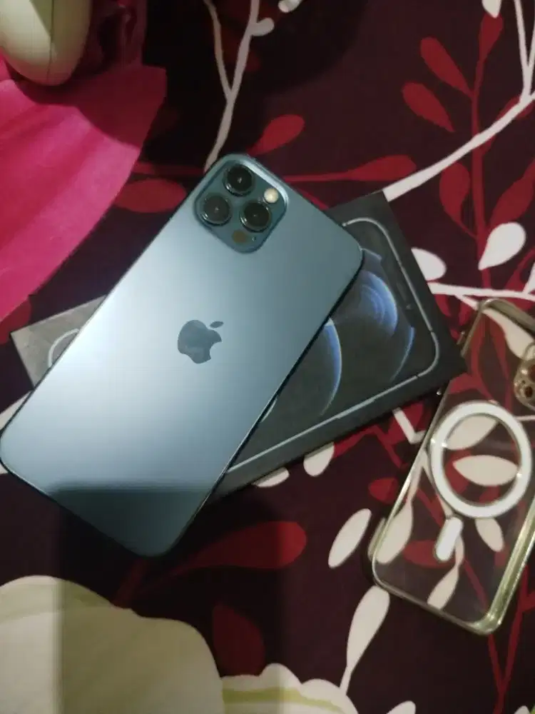 iPhone 12 Pro 256GB pacifik blue iBox – Mulus – Nego*