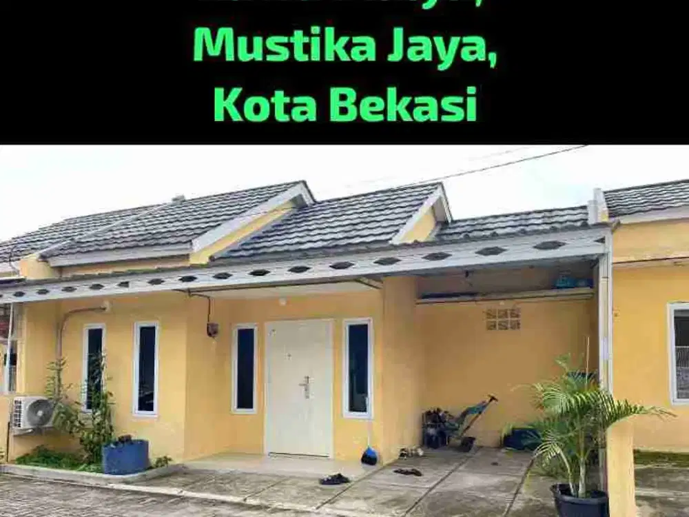Rumah Murah Siap Huni di Rawa Mulya Mustika Jaya Kota Bekasi Dekat Tol Bekasi Timur dan Grand Wisata Bekasi
