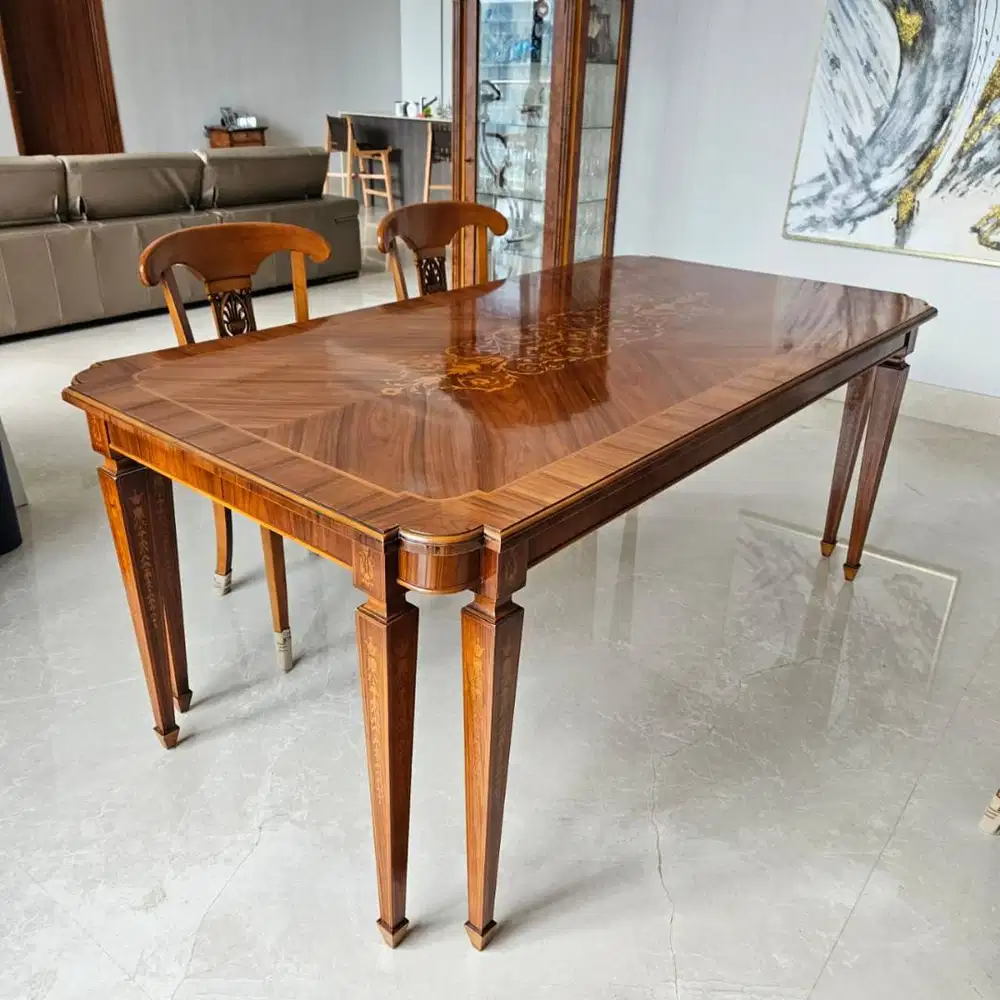 Minotti Original Dining Set｜6-Seater Table & Chairs｜190×100 cm