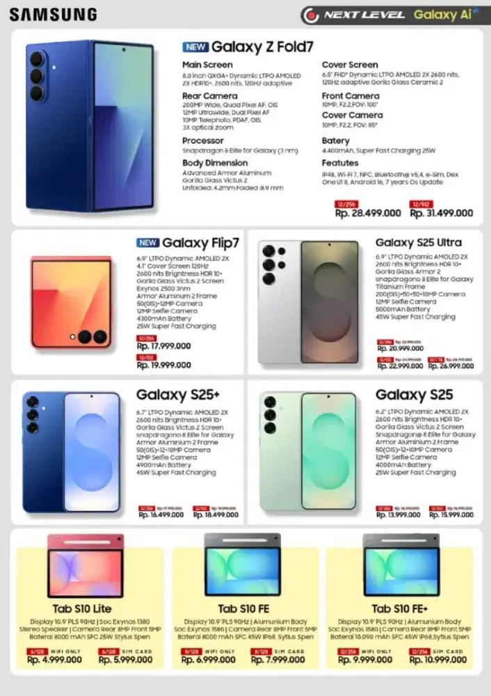 KREDIT SAMSUNG S SERIES TANPA DP