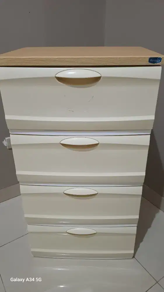 ROVEGA LEMARI PLASTIK 4 LANTAI