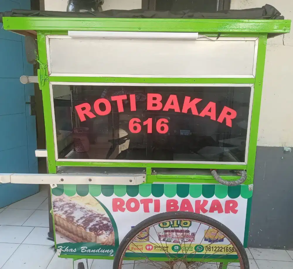 Gerobak alumunium tebal