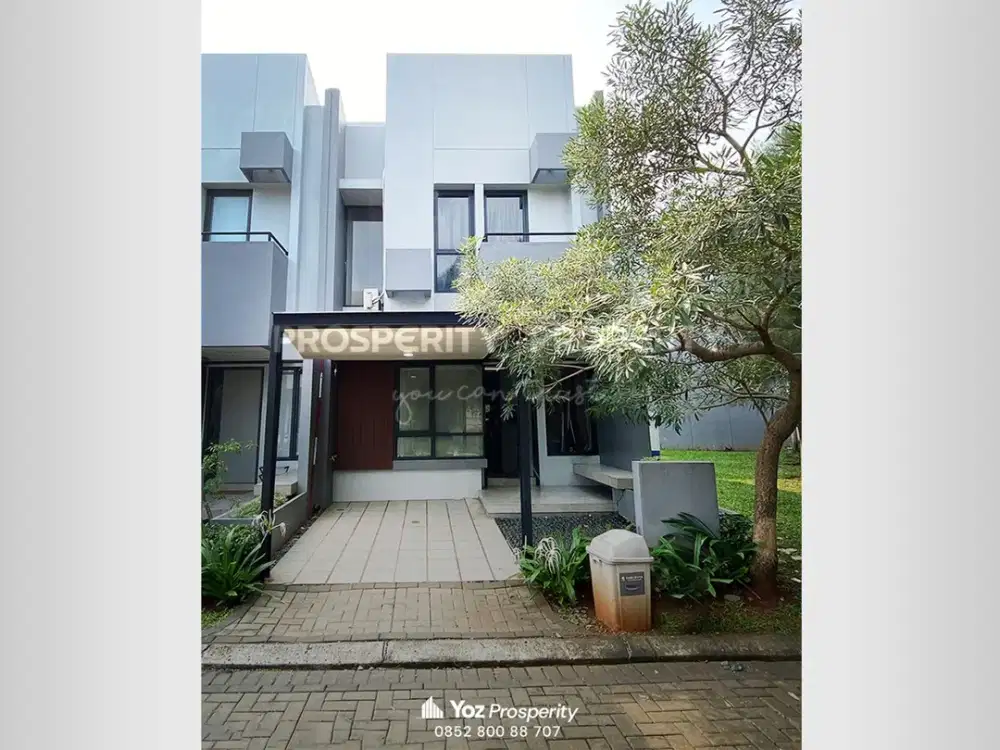 Rumah Siap Huni Tinggal Bawa Koper di Cluster Invensihaus Tabebuya BSD City Selangkah ke Gading Serpong dan Akses Tol
