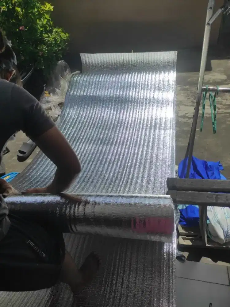 Alumunium foil peredam panas atap rumah