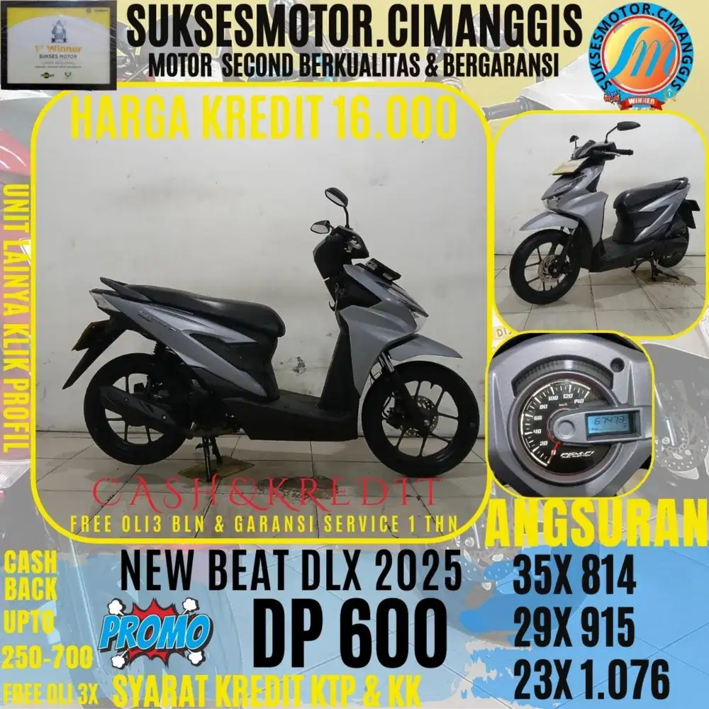 DP 600 NEW BEAT DLX CASHBACK UPTO 700RBU FREE OLI3X