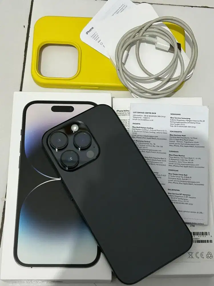 Iphone 14 Pro 128Gb Ex Ibox Indonesia bisa Tt