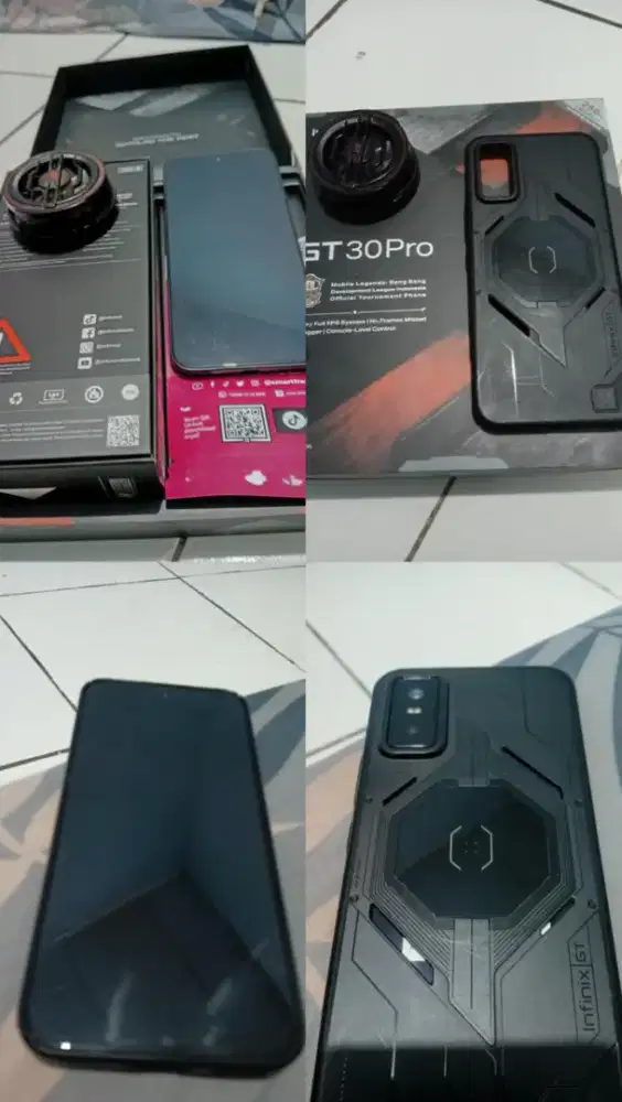Jual HP infinik GT 30 pro pemakaian 1 bulan ram 16/256 gb