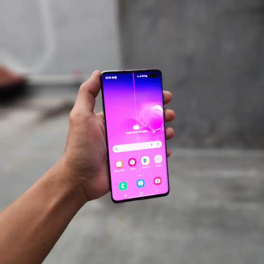 SAMSUNG GALAXY S10 PLUS SEIN 8/128 GB MINUS FUNGSI 100% NORMAL