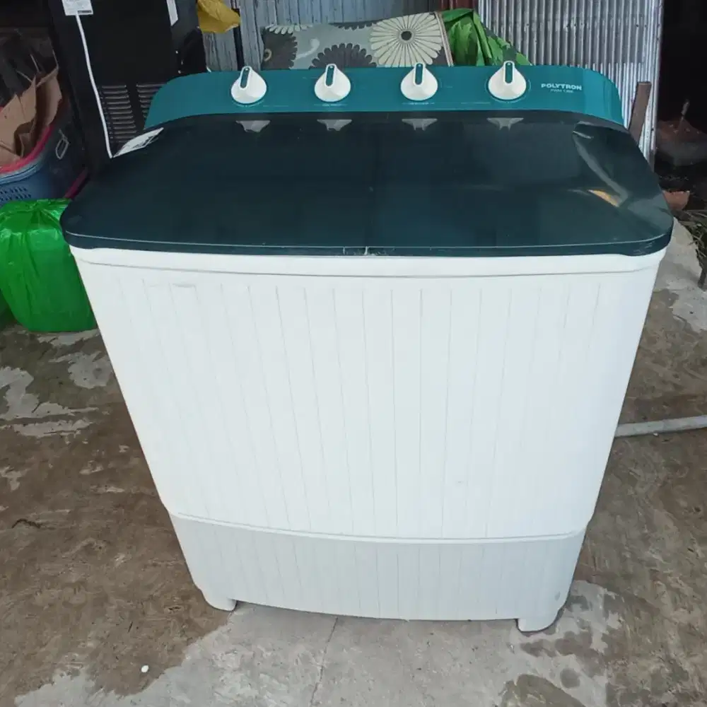 Jual mesin cuci dua tabung polytron 10kg