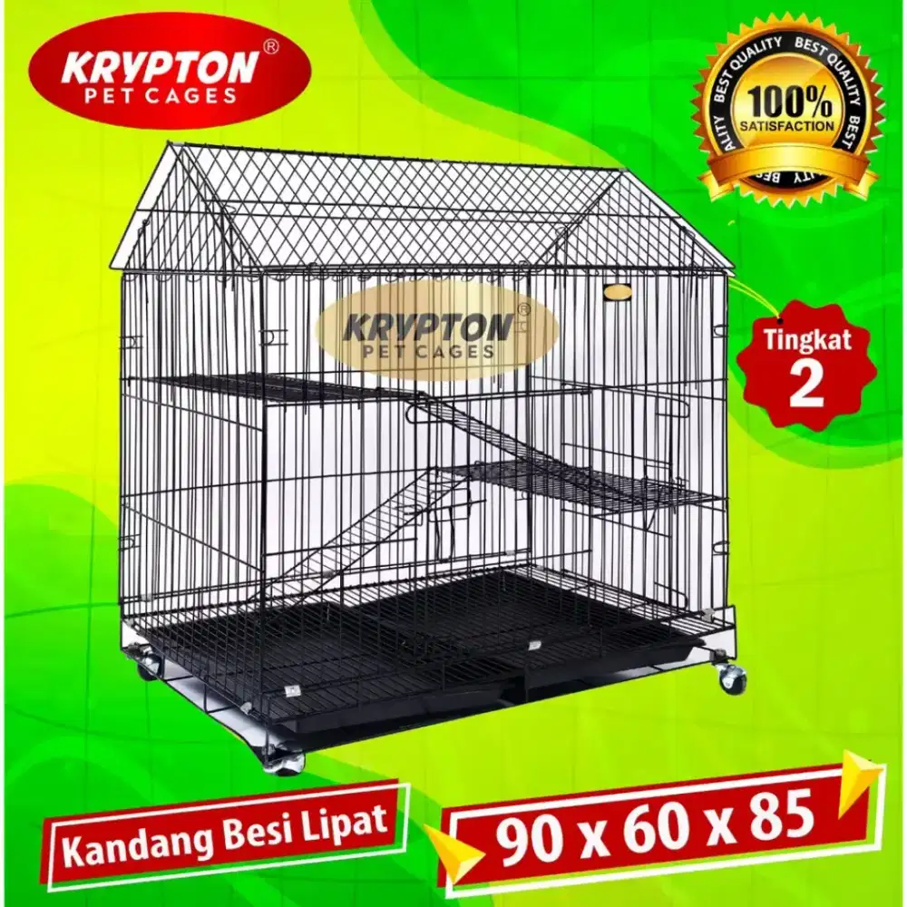 Kandang Kucing 2 Tingkat