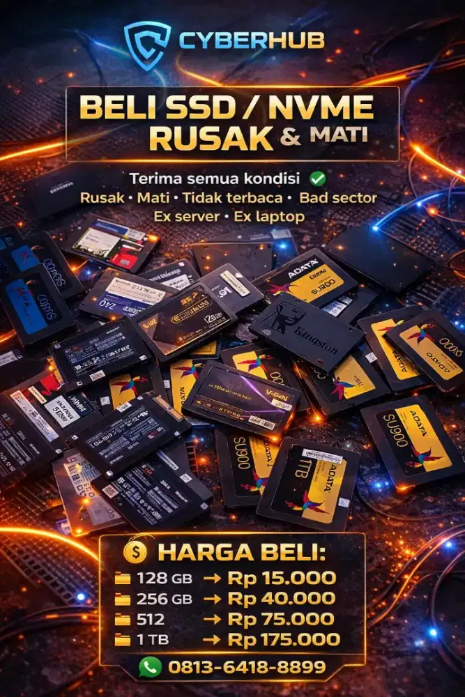 Beli Ssd nvme m2 sata rusak