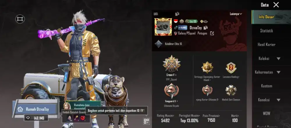 FOR SALE : Akun Pribadi