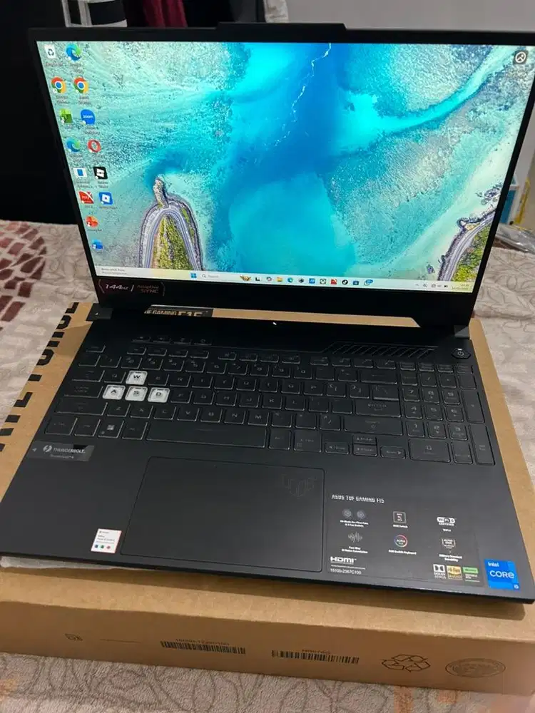 Jual Laptop Asus Tuf Gaming F15 MULUS seperti BARU, TANPA LECET