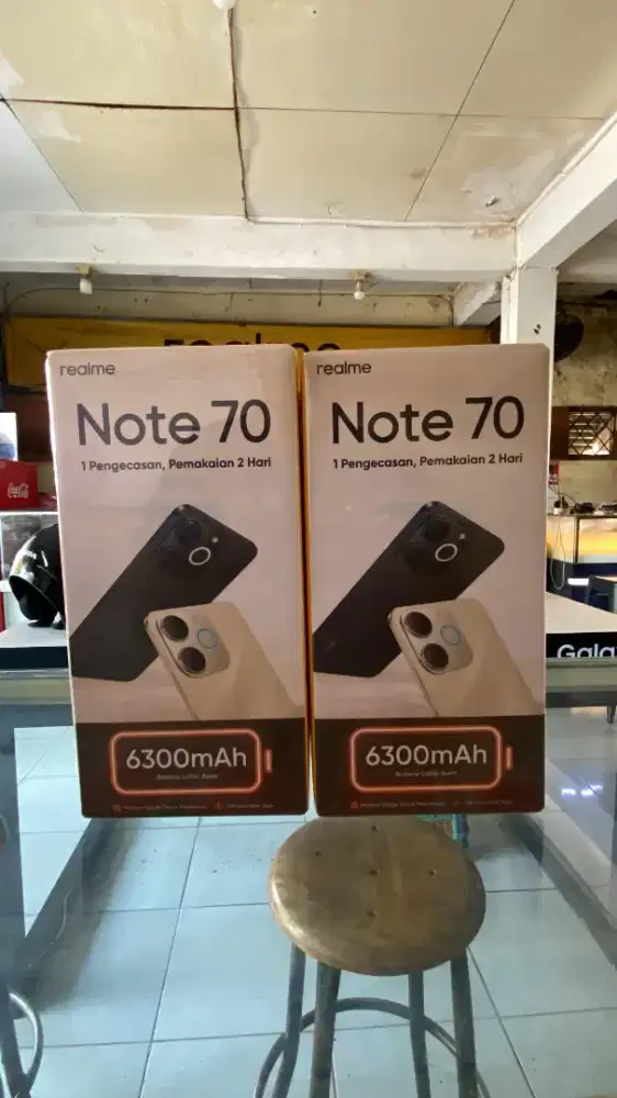 Redy realme note 70 4/128 NEW Garansi resmi 1thn