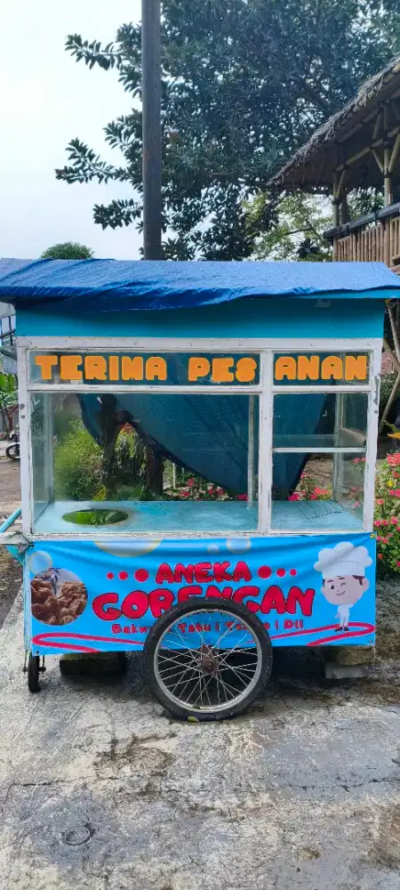 Jual murah gerobak dagang makanan