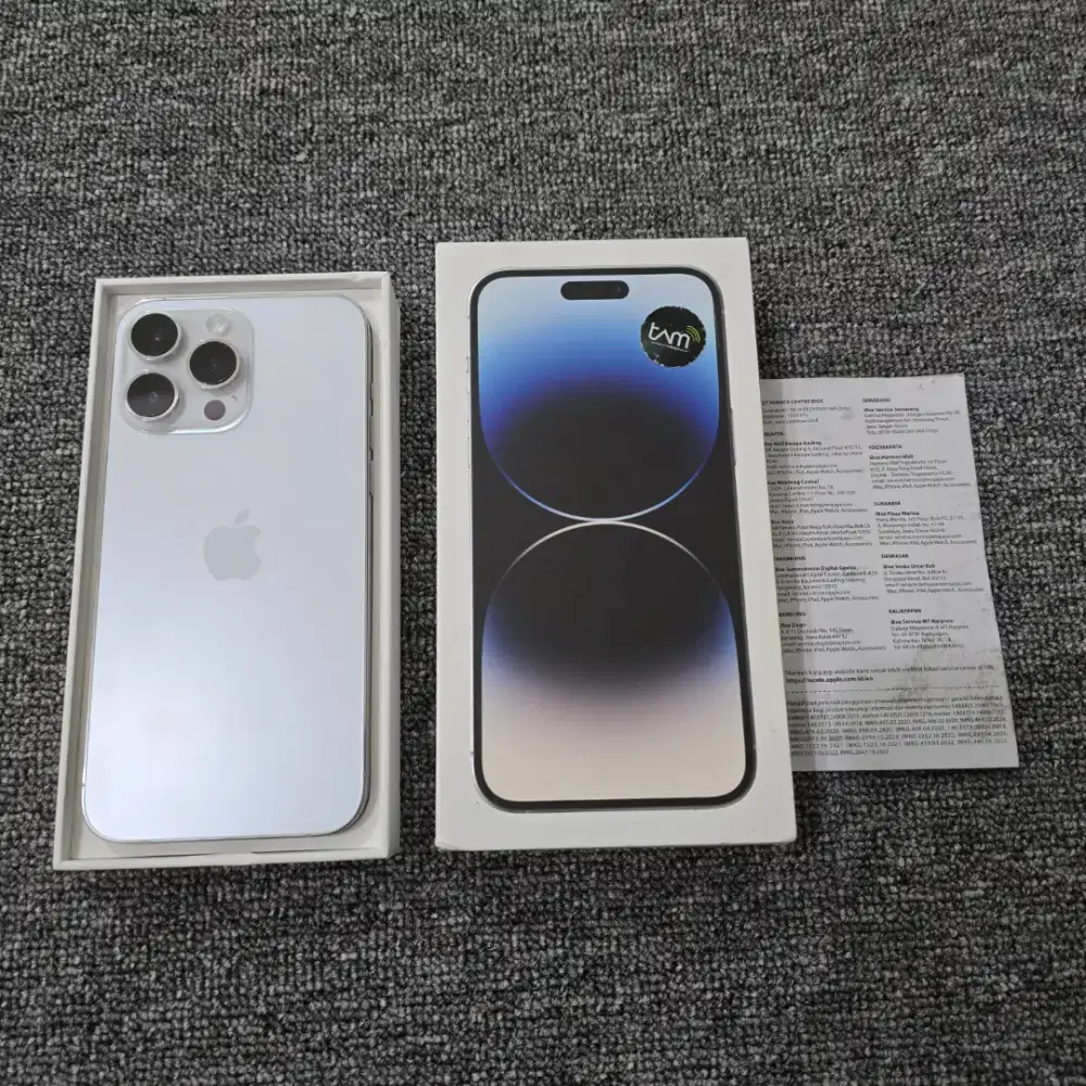 iPhone 14 Pro Max 256GB iBox Garansi resmi mulus like new