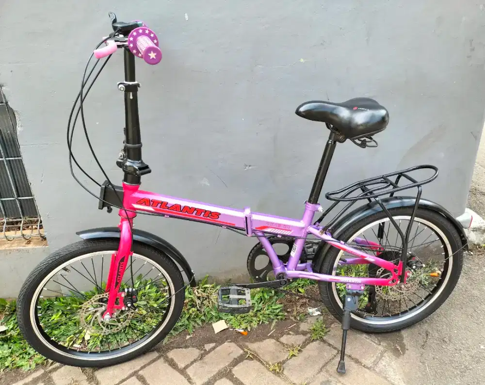 Sepeda lipat ukuran 20 normal siap goes