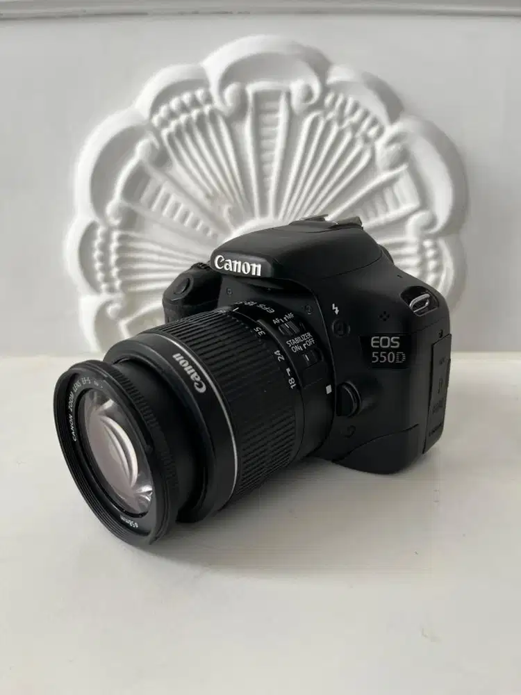 Dijual kamera dslr canon 550d likenew sc 25rban cocok untuk belajar