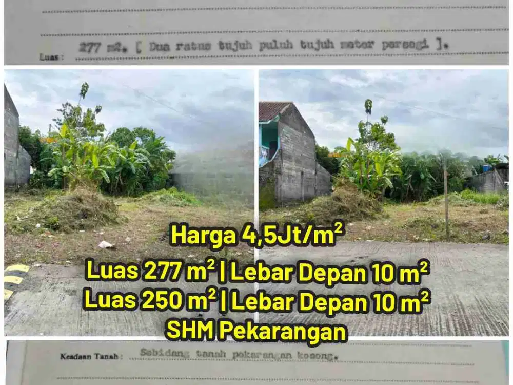 Jual Tanah Murah Dalam Ringroad JOGJA, Area Kampus UPN