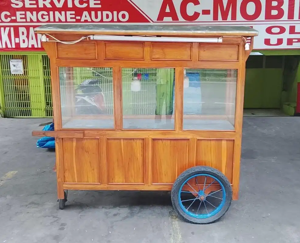 Dijual gerobak bekas jualan masi bagus