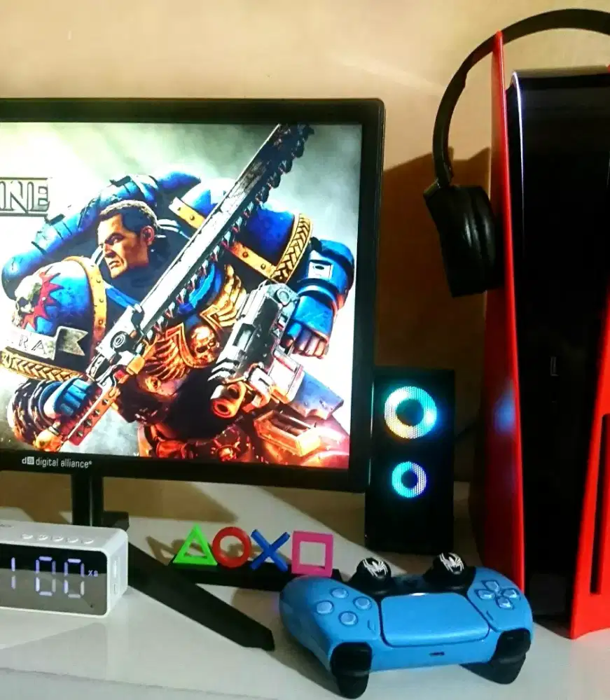 PAKET PS5 FAT DISC SERI 12+MONITOR HDR 100HZ (FHD) 20 INCH FULLSET ORI